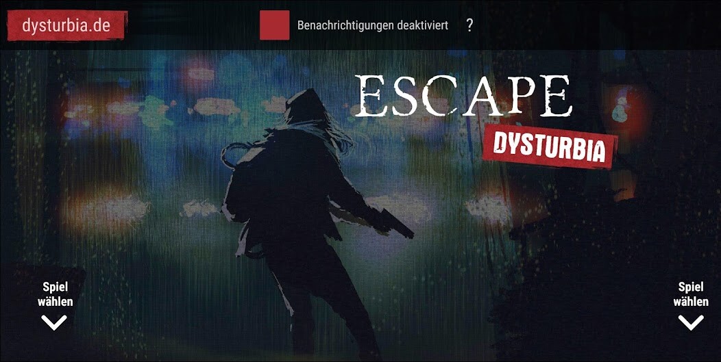 Run android online APK ESCAPE Dysturbia – Offizielle  from MyAndroid or emulate ESCAPE Dysturbia – Offizielle  using MyAndroid