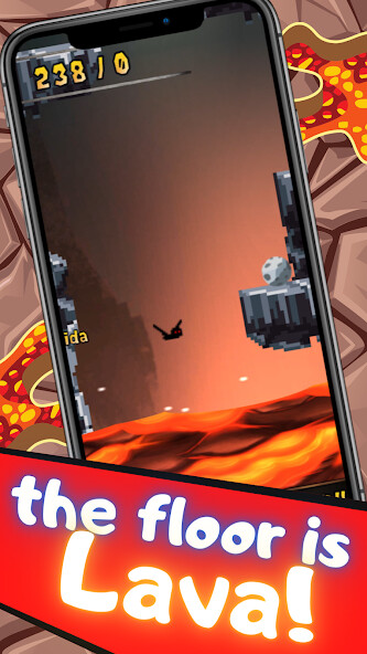 Run android online APK Escape jump from lava volcano from MyAndroid or emulate Escape jump from lava volcano using MyAndroid