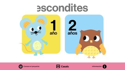 Emulate iPhone app Escondites - Editorial Casals using MyAndroid