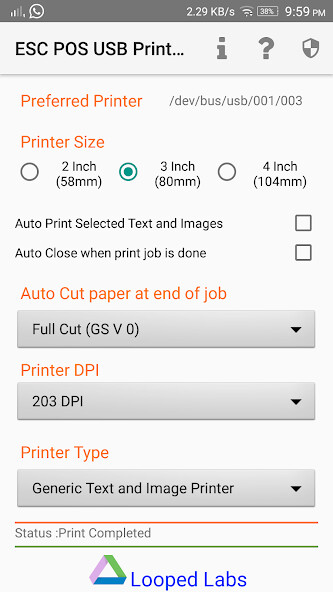 Run android online APK ESC POS USB Thermal Receipt Print service from MyAndroid or emulate ESC POS USB Thermal Receipt Print service using MyAndroid Run android online APK ESC POS USB Thermal Receipt Print service from MyAndroid or emulate ESC POS USB Thermal Receipt Print service using MyAndroid
