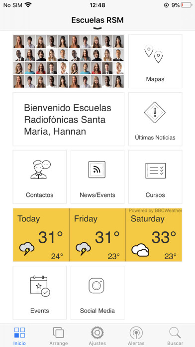 Emulate iPhone app Escuelas RSM using MyAndroid Emulate iPhone app Escuelas RSM using MyAndroid