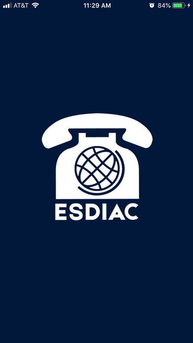 Emulate iPhone app Esdiac: International Calling using MyAndroid