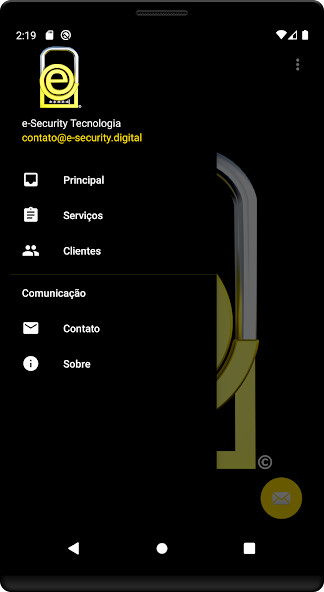 Emulate e-Security Digital Business Card from MyAndroid or run e-Security Digital Business Card using MyAndroid