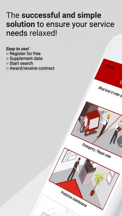 Emulate iPhone app eServSol - Find craftsmen using MyAndroid Emulate iPhone app eServSol - Find craftsmen using MyAndroid