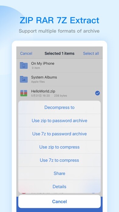 Emulate iPhone app ES File Explorer File Manage using MyAndroid