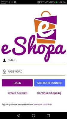 Emulate Android APK eShopa