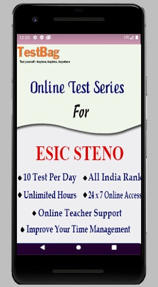 Run android online APK ESIC Steno Online Test App from MyAndroid or emulate ESIC Steno Online Test App using MyAndroid