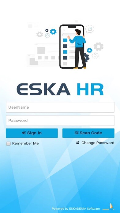Emulate iPhone app ESKA HR using MyAndroid