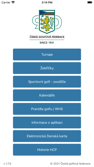 Emulate iPhone app ?eská golfová federace using MyAndroid Emulate iPhone app ?eská golfová federace using MyAndroid