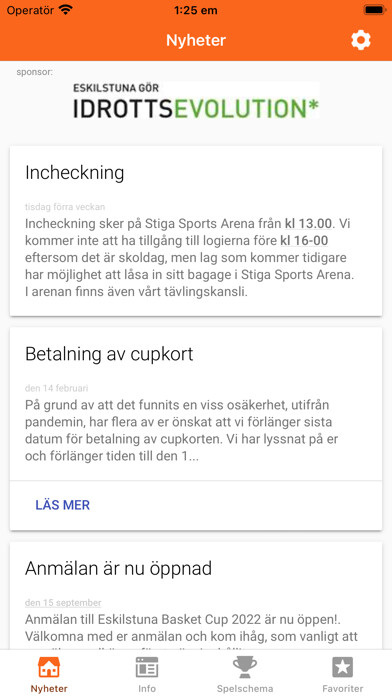 Emulate iPhone app Eskilstuna Basket Cup using MyAndroid Emulate iPhone app Eskilstuna Basket Cup using MyAndroid