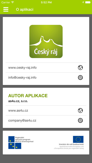 Emulate iPhone app ?eský ráj using MyAndroid Emulate iPhone app ?eský ráj using MyAndroid