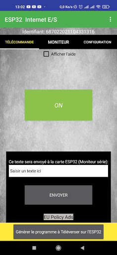 Run android online APK ESP32 Internet E/S from MyAndroid or emulate ESP32 Internet E/S using MyAndroid Run android online APK ESP32 Internet E/S from MyAndroid or emulate ESP32 Internet E/S using MyAndroid