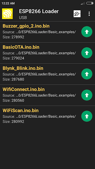 Run android online APK ESP8266 Loader (Blynk Uploader) from MyAndroid or emulate ESP8266 Loader (Blynk Uploader) using MyAndroid