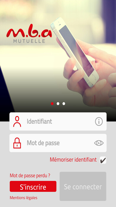 Emulate iPhone app Espace adhérent MBA Mutuelle using MyAndroid Emulate iPhone app Espace adhérent MBA Mutuelle using MyAndroid