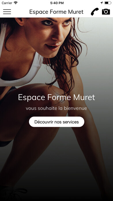 Emulate iPhone app Espace Forme Muret using MyAndroid Emulate iPhone app Espace Forme Muret using MyAndroid