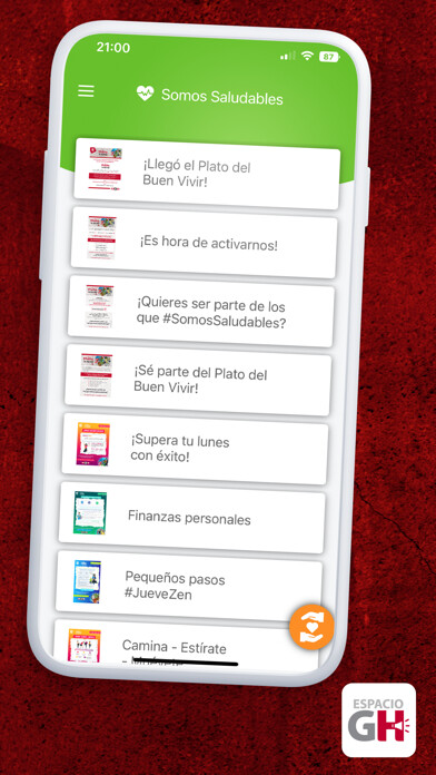 Emulate iPhone app Espacio GH using MyAndroid Emulate iPhone app Espacio GH using MyAndroid