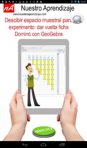 Run android online APK Espacio Muestral para  sacar bola billar GeoGebra from MyAndroid or emulate Espacio Muestral para  sacar bola billar GeoGebra using MyAndroid