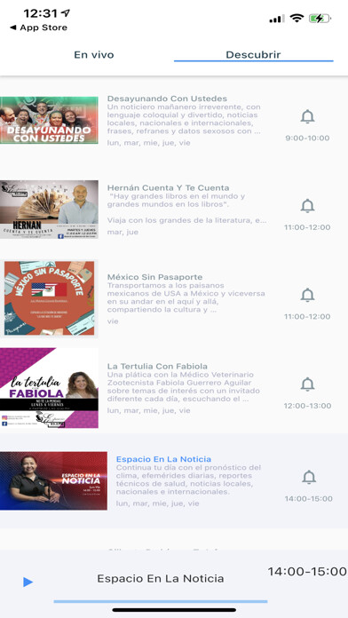 Emulate iPhone app Espacio Radio 93.3 using MyAndroid