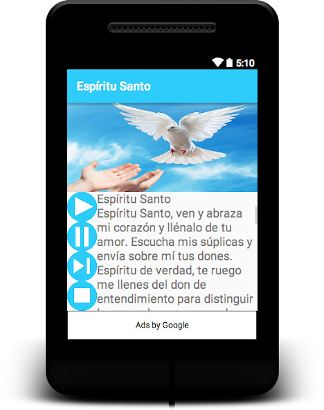 Emulate Android APK Espiritu Santo