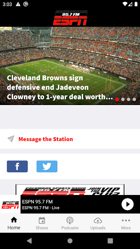 Run android online APK ESPN 95.7 FM - WIOL from MyAndroid or emulate ESPN 95.7 FM - WIOL using MyAndroid