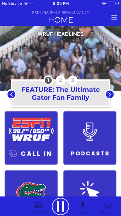 Emulate iPhone app ESPN 98.1FM & 850AM WRUF using MyAndroid Emulate iPhone app ESPN 98.1FM & 850AM WRUF using MyAndroid