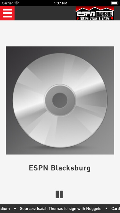 Emulate iPhone app ESPN Blacksburg using MyAndroid Emulate iPhone app ESPN Blacksburg using MyAndroid