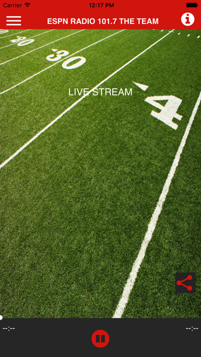 Emulate iPhone app ESPN Radio 101.7 The TEAM using MyAndroid Emulate iPhone app ESPN Radio 101.7 The TEAM using MyAndroid