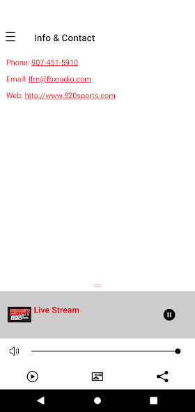 Run android online APK ESPN Radio Fairbanks from MyAndroid or emulate ESPN Radio Fairbanks using MyAndroid