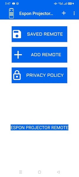 Run android online APK Espon Projector Remote from MyAndroid or emulate Espon Projector Remote using MyAndroid Run android online APK Espon Projector Remote from MyAndroid or emulate Espon Projector Remote using MyAndroid