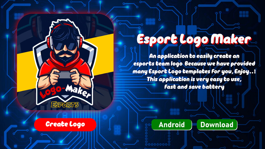 Run android online APK Esport Logo Maker from MyAndroid or emulate Esport Logo Maker using MyAndroid
