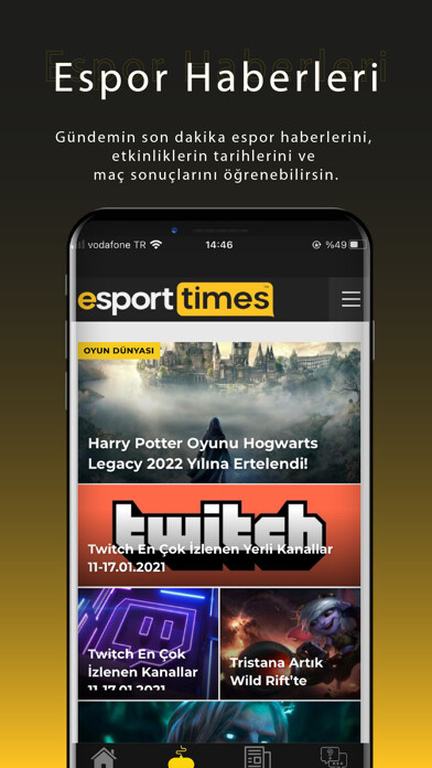 Emulate iPhone app Esport Times using MyAndroid Emulate iPhone app Esport Times using MyAndroid