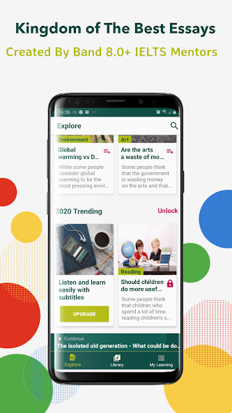 Run android online APK Essay King: IELTS Writing with Audio from MyAndroid or emulate Essay King: IELTS Writing with Audio using MyAndroid