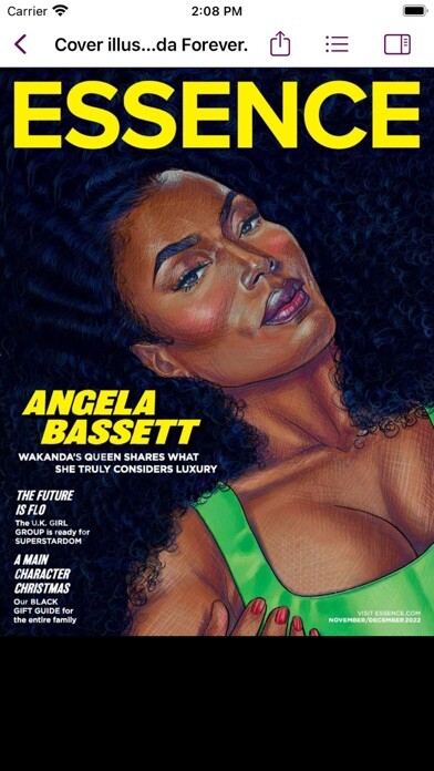 Emulate iPhone app Essence Magazine using MyAndroid