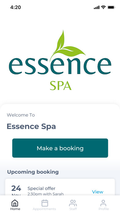 Emulate iPhone app Essence Spa using MyAndroid Emulate iPhone app Essence Spa using MyAndroid