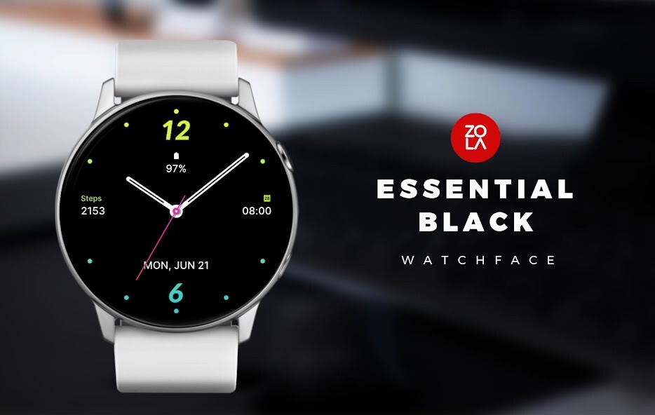 Run android online APK Essential Black Watch Face from MyAndroid or emulate Essential Black Watch Face using MyAndroid