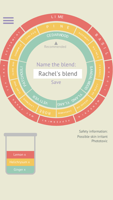 Emulate iPhone app Essential Oil Blending Tool using MyAndroid Emulate iPhone app Essential Oil Blending Tool using MyAndroid