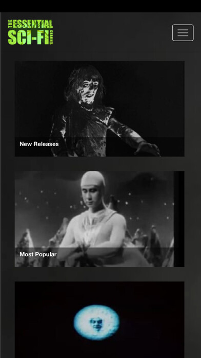 Emulate iPhone app Essential Sci-Fi Channel using MyAndroid