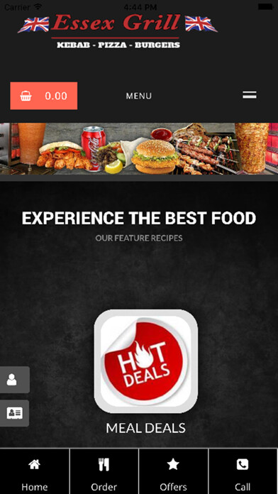 Emulate iPhone app Essex Grill Canvey using MyAndroid Emulate iPhone app Essex Grill Canvey using MyAndroid