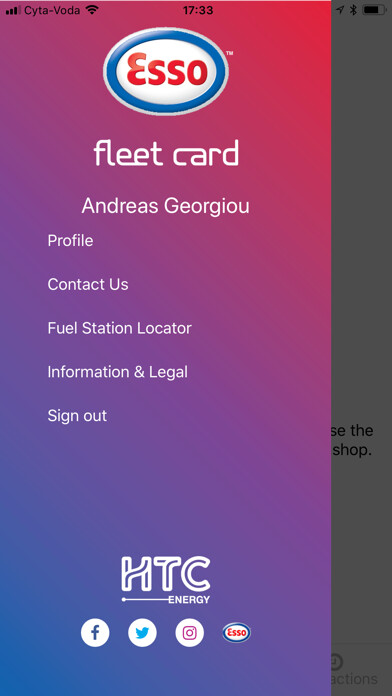 Emulate iPhone app Esso fleetcard using MyAndroid Emulate iPhone app Esso fleetcard using MyAndroid