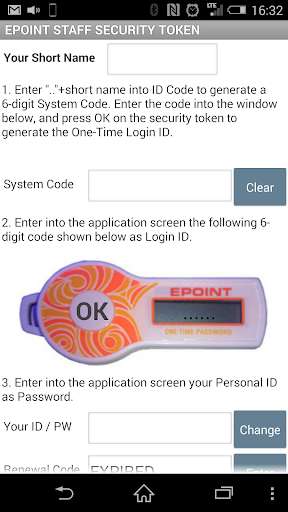 Run android online APK ES Staff Security Token from MyAndroid or emulate ES Staff Security Token using MyAndroid