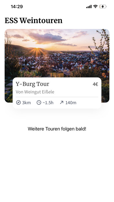 Emulate iPhone app ESS Winetour using MyAndroid