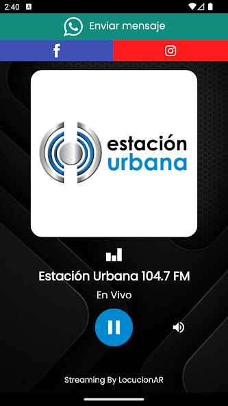 Run android online APK Estación Urbana 104.7 FM from MyAndroid or emulate Estación Urbana 104.7 FM using MyAndroid Run android online APK Estación Urbana 104.7 FM from MyAndroid or emulate Estación Urbana 104.7 FM using MyAndroid