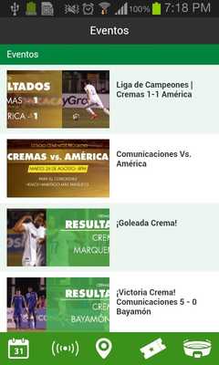 Emulate Android APK Estadio Cementos Progreso