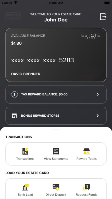 Emulate iPhone app Estate Card Rewards using MyAndroid Emulate iPhone app Estate Card Rewards using MyAndroid