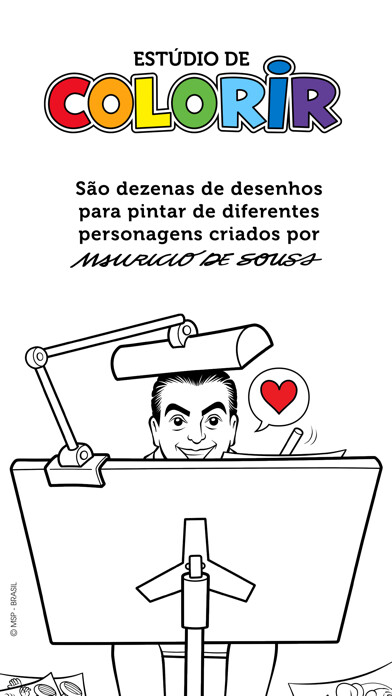 Emulate iPhone app Estúdio de Colorir using MyAndroid