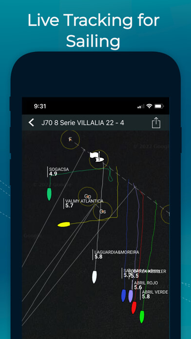 Emulate iPhone app eStela - Sailing tracker using MyAndroid Emulate iPhone app eStela - Sailing tracker using MyAndroid