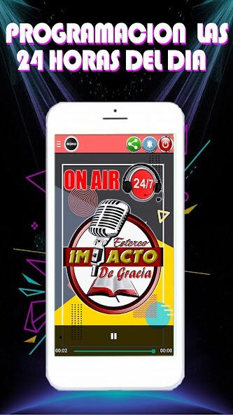 Run android online APK ESTEREO IMPACTO DE GRACIA from MyAndroid or emulate ESTEREO IMPACTO DE GRACIA using MyAndroid