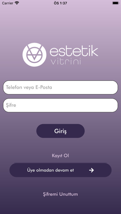 Emulate iPhone app Estetik Vitrini using MyAndroid Emulate iPhone app Estetik Vitrini using MyAndroid