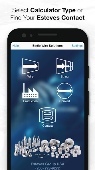 Emulate iPhone app Esteves Eddie Wire Solutions using MyAndroid