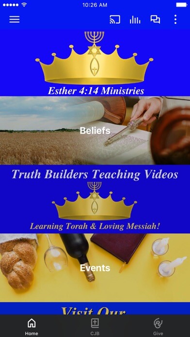 Emulate iPhone app Esther 4:14 Ministries using MyAndroid Emulate iPhone app Esther 4:14 Ministries using MyAndroid